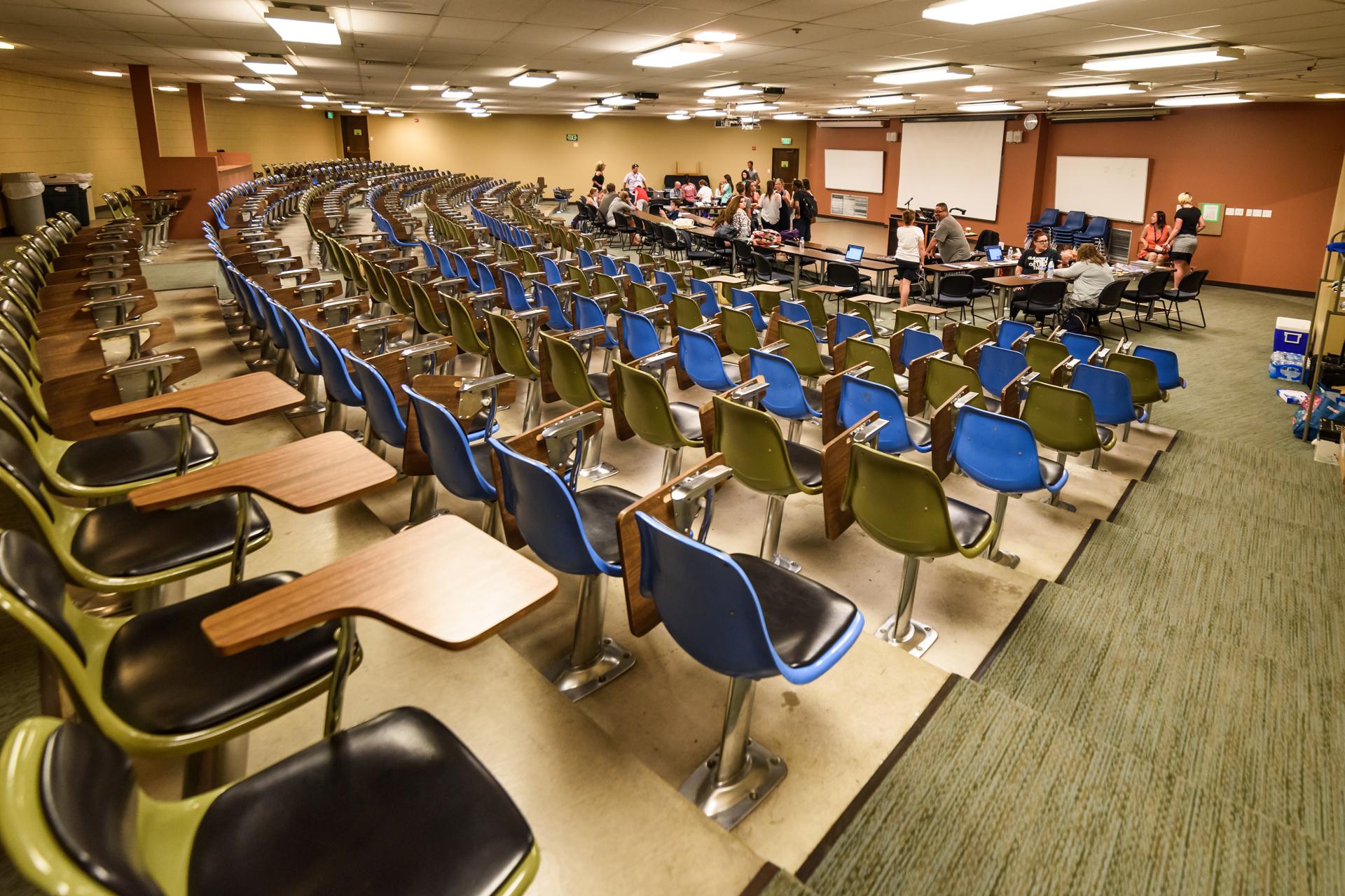Lecture hall in the Green Center